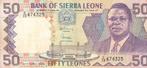 BANK OF SIERRA LEONE 50 LEONES, Verzenden, Overige landen