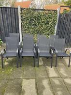 Tuinstoelen - Set van 8, Tuin en Terras, Tuinstoelen, Ophalen, Gebruikt, Textileen, Stapelbaar