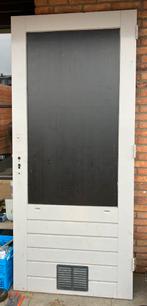 Schuurdeur 93x211,5 cm, Ophalen of Verzenden, Zo goed als nieuw, Buitendeur, 200 tot 215 cm