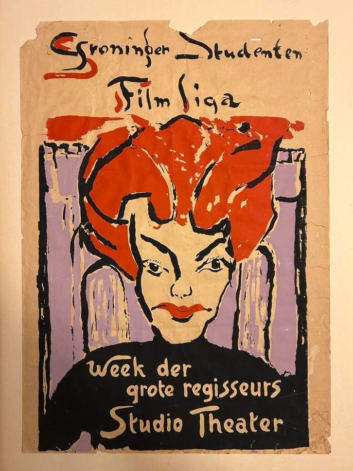 Antiek affiche Groninger Ploeg, Antiek en Kunst, Kunst | Schilderijen | Klassiek, Ophalen