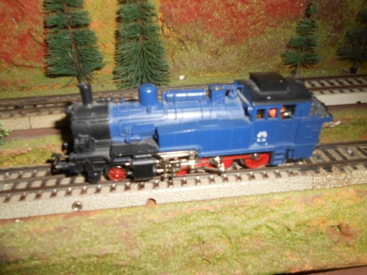 Märklin  uit 29175, Tenderlok Br 74 blauwe ketel lok nr 34, Hobby en Vrije tijd, Modeltreinen | H0, Zo goed als nieuw, Locomotief