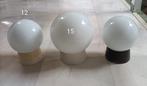 glazen bol lamp, Huis en Inrichting, Vintage, Ophalen of Verzenden, Zo goed als nieuw, Glas