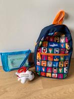 Emirates rugtas, vliegtuig knuffel en baby kit, Ophalen of Verzenden, Zo goed als nieuw, Overige merken