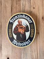 Reclamebord Franziskaner logo label, 40x50cm, aluminium, Ophalen of Verzenden, Nieuw, Reclamebord