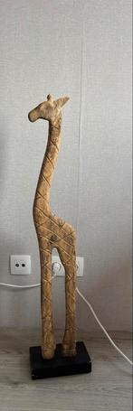 Houten beeld giraffe, Ophalen