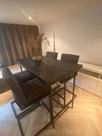 Bartafel met krukken, Huis en Inrichting, Tafels | Eettafels, Ophalen, 100 tot 150 cm, 50 tot 100 cm, Zo goed als nieuw