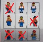 L002 LEGO POPPETJES MINIFIGS, CONSRUCTIEWERKERS, SPOOR, CITY, Dalwagen 45b, 6669 CB Dodewaard, Lego, Ophalen of Verzenden, Zo goed als nieuw