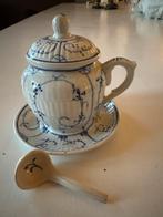 Villeroy & Boch mosterdpot met deksel, schotel en lepel, Ophalen of Verzenden