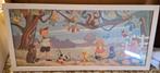 Antieke vintage kinder poster schilderij, Ophalen