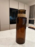 Vaas - bruin glas, Huis en Inrichting, Woonaccessoires | Vazen, Ophalen, Overige kleuren, Minder dan 50 cm, Glas