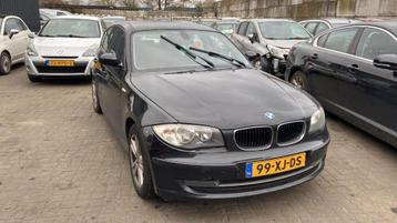 BMW 1-Serie 1.6 116I 2007 Zwart MOTORSCHADE!!!! beschikbaar voor biedingen