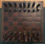 Handgesneden Afrikaans schaakspel, Ophalen of Verzenden