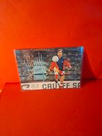 Gave kaart Johan Cruyff  voetbal . Gesigneerd., Ophalen of Verzenden, Gebruikt, Sport