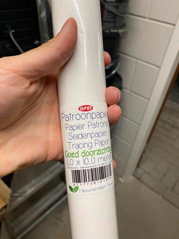 3 rollen patroonpapier beschikbaar voor biedingen