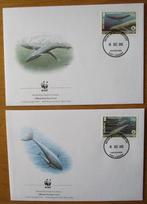 Brits Antarctica, WWF serie FDC's Walvissen, 2003, Postzegels en Munten, Verzenden, Gestempeld, Dier of Natuur