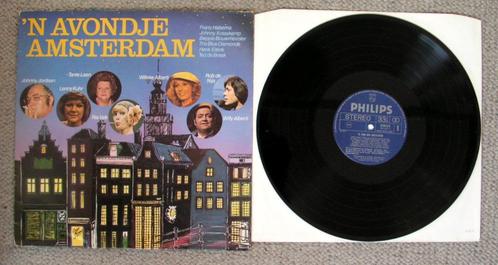 'n Avondje Amsterdam 12 nrs LP 1975 MOOIE STAAT, Cd's en Dvd's, Vinyl | Nederlandstalig, Zo goed als nieuw, Levenslied of Smartlap