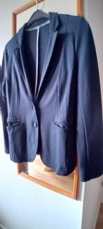 Blauw stretch katoenen colbertje - Maat 40, Maat 38/40 (M), Blauw, Ophalen of Verzenden, Zo goed als nieuw