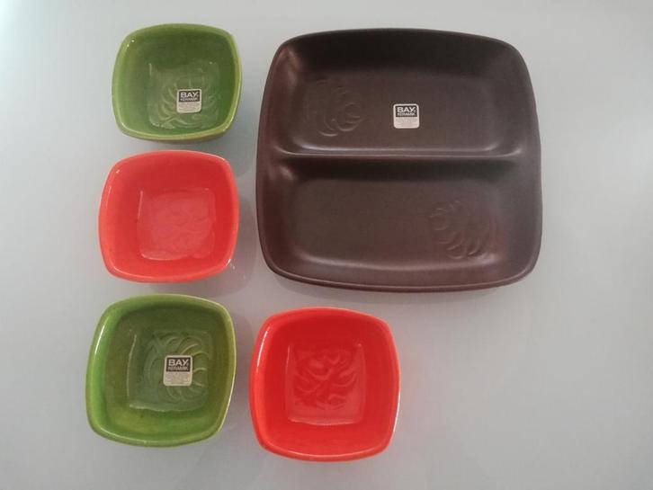 Vintage BAY Keramik Set - West Germany, Antiek en Kunst, Antiek | Keramiek en Aardewerk, Ophalen of Verzenden