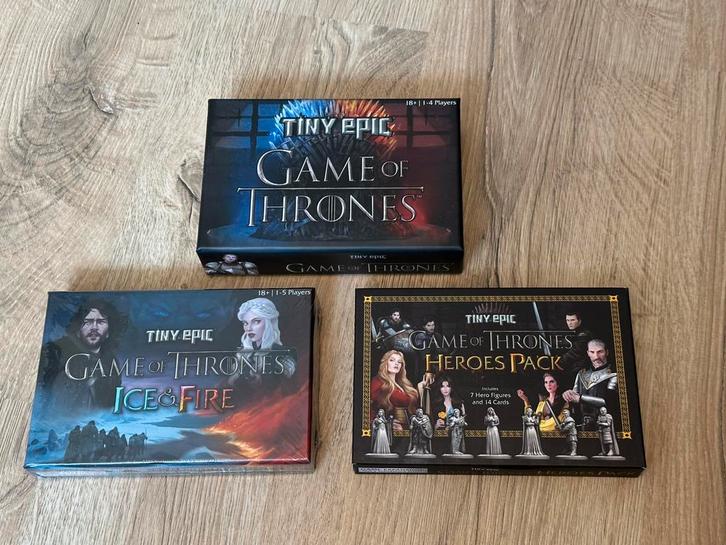 Tiny Epic Game of Thrones Kickstarter Edition, Hobby en Vrije tijd, Gezelschapsspellen | Bordspellen, Zo goed als nieuw, Ophalen of Verzenden