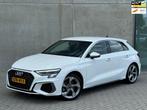 Audi A3 Sportback 40 TFSI e S-line 204pk 2021 Wit VOL OPTIE, 8 kWh, Gebruikt, Euro 6, 4 cilinders