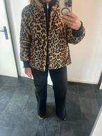 Ganni Leopard faux fur Jas - Maat 38, Ophalen of Verzenden, Zo goed als nieuw, Maat 38/40 (M), Bruin