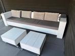 Steigerhout lounge bank, Tuin en Terras, Ophalen, Gebruikt, Hout