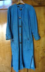 Lange Jeans Spijker jas, hedendaags model. Van Ann Hermans., Kleding | Dames, Maat 38/40 (M), Blauw, Ophalen of Verzenden, Ontwerp Ann Hermans