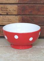 Franse spoelkom Longchamp “Rood met witte stippen”, Ophalen of Verzenden