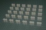 L403 Stenen 1x2 met ribbel wit 30 st., Ophalen of Verzenden, Nieuw, Losse stenen, Lego