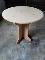 Rond Bijzet tafeltje, 45 tot 60 cm, Minder dan 55 cm, Gebruikt, Rond