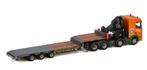 WSI SCANIA R AUTOLAADKRAAN+DIEPLADER - HOLTROP VD VLIST, Hobby en Vrije tijd, Modelauto's | 1:50, Wsi, ., Ophalen of Verzenden