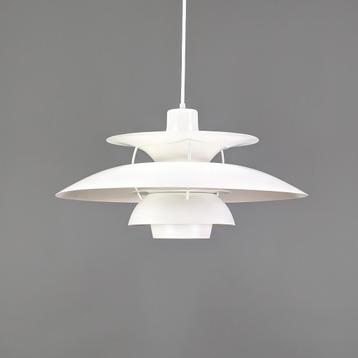 PH 5 Louis Poulsen Lamp – Monochroom witte lamp  beschikbaar voor biedingen