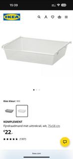 2x IKEA Pax Draadmand, Gebruikt, Minder dan 100 cm, Metaal, Met lade(s)