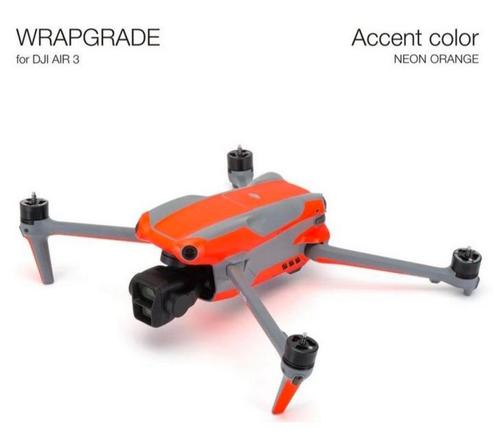 Wrapgrade accent color neon orange sticker voor dji air 3, Hobby en Vrije tijd, Modelbouw | Radiografisch | Helikopters en Quadcopters