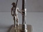 Miniatuur zilver ED2 lantaarnopsteker zilveren miniaturen, Antiek en Kunst, Antiek | Goud en Zilver, Verzenden, Zilver