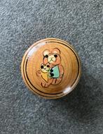 Houten tandendoosje met beren, Ophalen of Verzenden, Gebruikt
