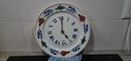 Boerenbont Wandklok - Puntgaaf!, Huis en Inrichting, Ophalen of Verzenden, Zo goed als nieuw, Analoog, Wandklok