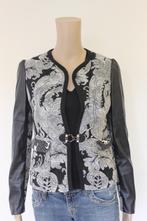 Mariella Rosati zwart/wit jasje maat 36/38, Kleding | Dames, Jasjes, Kostuums en Pakken, ., Zwart, Ophalen of Verzenden, Zo goed als nieuw
