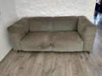 2,5 zits bank met love seat en hocker van goede kwaliteit, Ophalen, 75 tot 100 cm, Zo goed als nieuw, Rechte bank