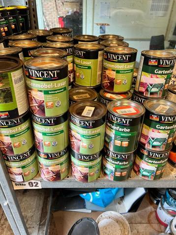 Verf + beits actie !! 2 euro per blik beschikbaar voor biedingen
