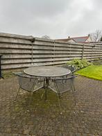 Gietijzeren tuinset, Tuin en Terras, Tuinsets en Loungesets, Overige materialen, Tuinset, Gebruikt, Ophalen of Verzenden