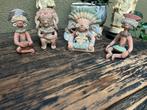 Mexicaanse terracotta beeldjes set uit mexico handwerk Set, Verzamelen, Beelden en Beeldjes, Ophalen of Verzenden, Zo goed als nieuw