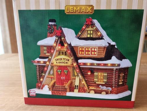 Kersthuisje: Lemax Snow Peak Lodge, Diversen, Kerst, Zo goed als nieuw, Ophalen of Verzenden