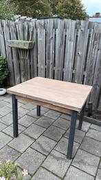 Uitschuifbare eettafel ideaal formaat voor studentenkamer, Huis en Inrichting, Tafels | Eettafels, Gebruikt, 100 tot 150 cm, Landelijk