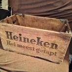 Vintage Heineken houten bierkrat uit 1970, Verzamelen, Ophalen, Gebruikt, Overige typen, Heineken