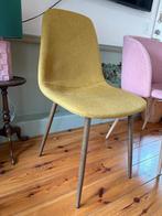 Vier gele eetkamer stoelen, Huis en Inrichting, Ophalen, Gebruikt, Overige kleuren, Vier