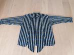 Blauw/groene Italiaanse blouse-jas XL., Kleding | Dames, Blouses en Tunieken, Blauw, Maat 46/48 (XL) of groter, Ophalen of Verzenden