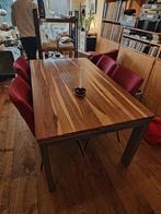 Sheesham houten eettafel - Osmo behandeld, Ophalen, 50 tot 100 cm, Zo goed als nieuw, Vijf personen of meer