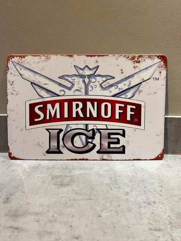 Mancave Bar Café Wanddecoratie metalen bordje Smirnoff Ice beschikbaar voor biedingen