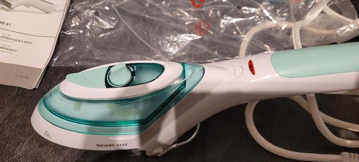 SilverCrest strijkijzer, stoomborstel - 4 in 1 (compact), Witgoed en Apparatuur, Strijkijzers en Strijkplanken, Gebruikt, Strijkijzer met snoer